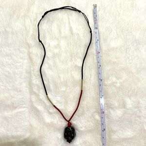 Natural Hetian Jade Necklace